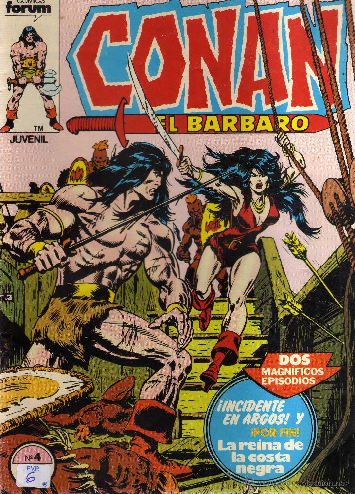 C&oacute;mics: CONAN EL BARBARO N&Uacute;MERO 4 - FORUM - CJ207 - Foto 1