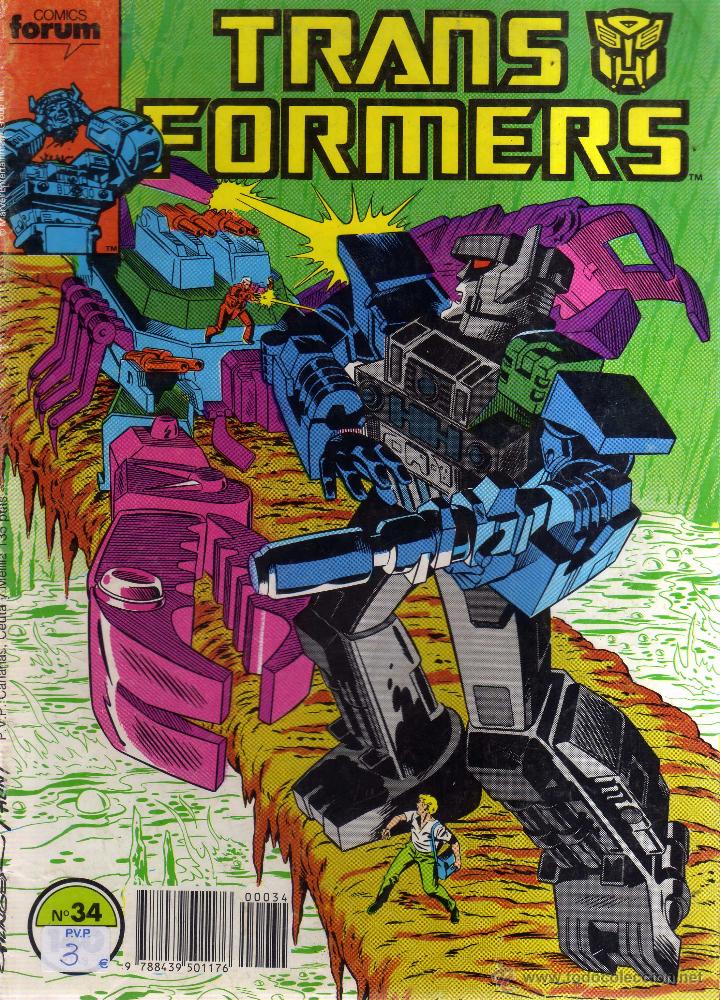 C&oacute;mics: TRANSFORMERS (N&Uacute;MERO 34, FORUM) - CJ207 - Foto 1