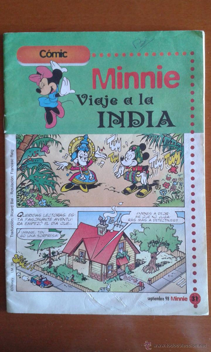 C&oacute;mics: MINNIE VIAJE A LA INDIA, COMIC DISNEY* - Foto 1