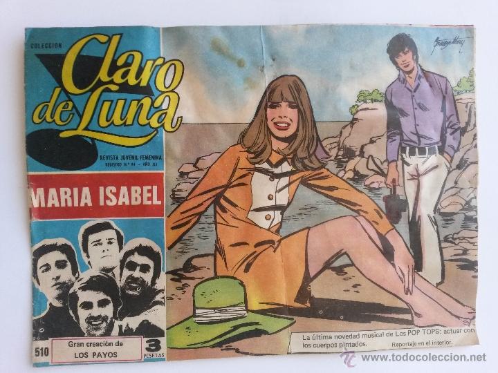 Comics: Revista juvenil femenina n&ordm; 510 claro de luna 1959