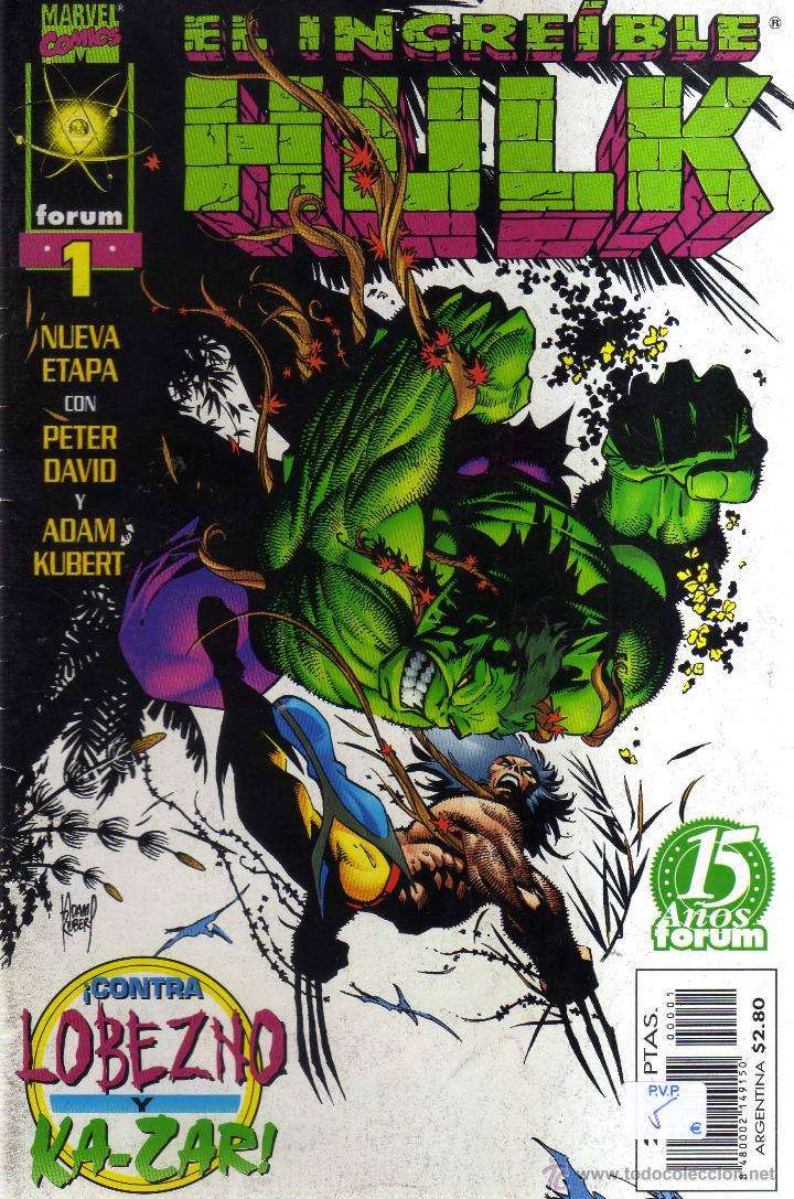 C&oacute;mics: EL INCRE&Iacute;BLE HULK N&Uacute;MERO 1 - FORUM - CJ208 - Foto 1