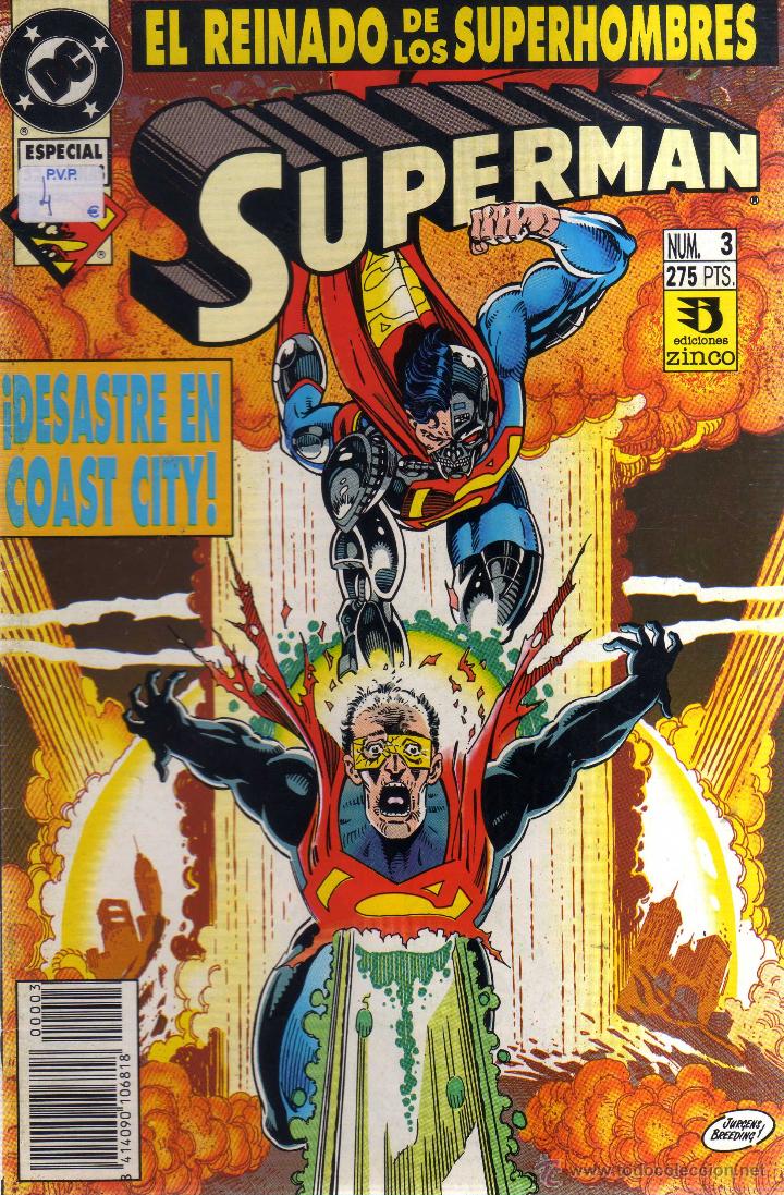 C&oacute;mics: SUPERMAN N&Uacute;MERO 3 - ZINCO - CJ96 - Foto 1