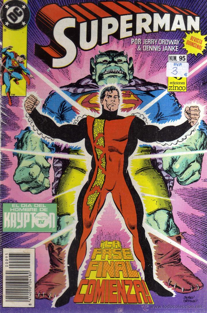 C&oacute;mics: SUPERMAN N&Uacute;MERO 95 - ZINCO - CJ208 - Foto 1