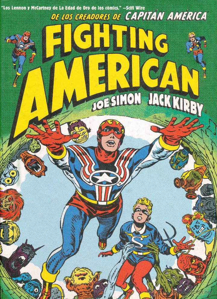 C&oacute;mics: Joe Simon y Jack Kirby, Fighting American, editorial Kraken,  2011. Comic - Foto 1