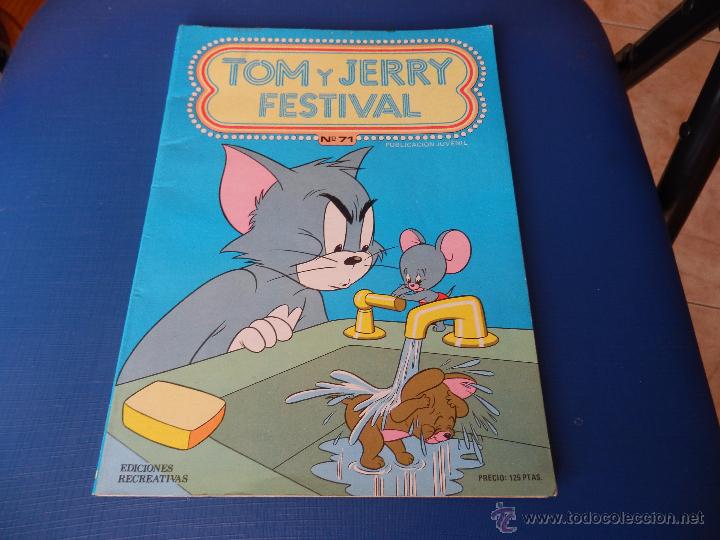 C&oacute;mics: TOM Y JERRY FESTIVAL NUM. 71 - EDICIONES RECREATIVAS - Foto 1