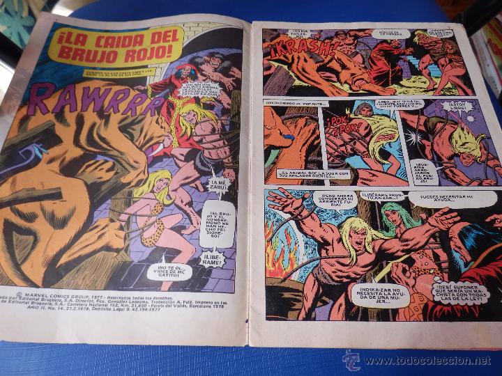 C&oacute;mics: KA-ZAR REY DE LA SELVA ESCONDIDA  Num. 2  - COMICS BRUGUERA. Num. 14 - Foto 2
