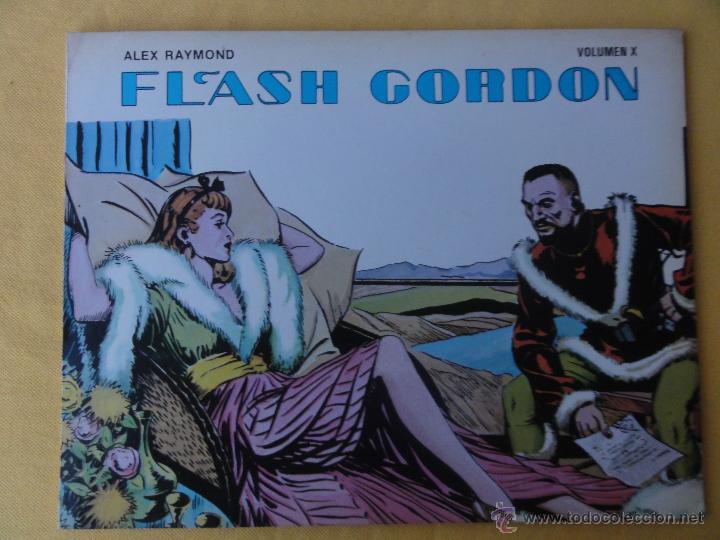 C&oacute;mics: FLASH GORDON. VOLUMEN X. ALEX RAYMOND. EDICIONES B.O. TAPA R&Uacute;STICA. C-5. - Foto 1