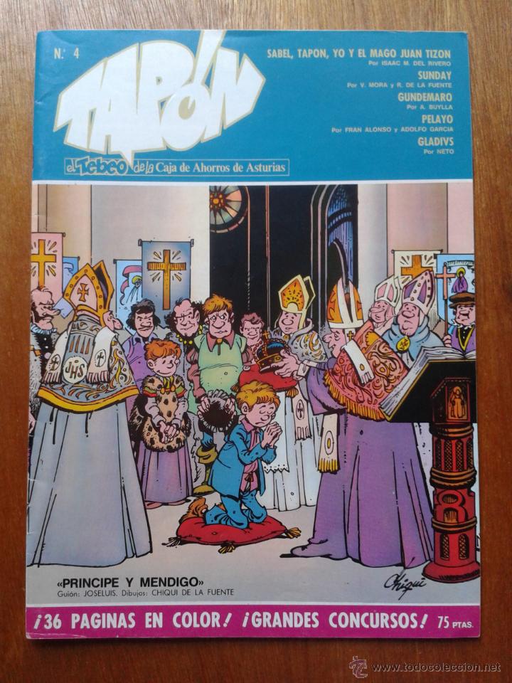 Comics : TAPON 4, EL TEBEO DE LA CAJA DE AHORROS DE ASTURIAS, 1989