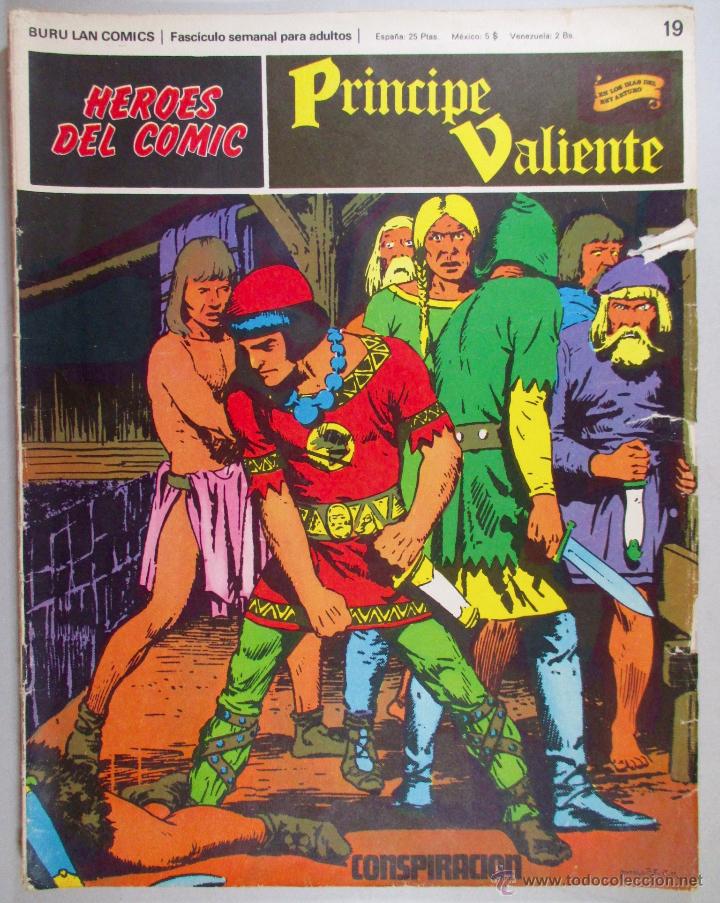 C&oacute;mics: PRINCIPE VALIENTE N&ordm; 19 - BURU LAN - H&Eacute;ROES DEL COMIC - ORIGINAL - Foto 1