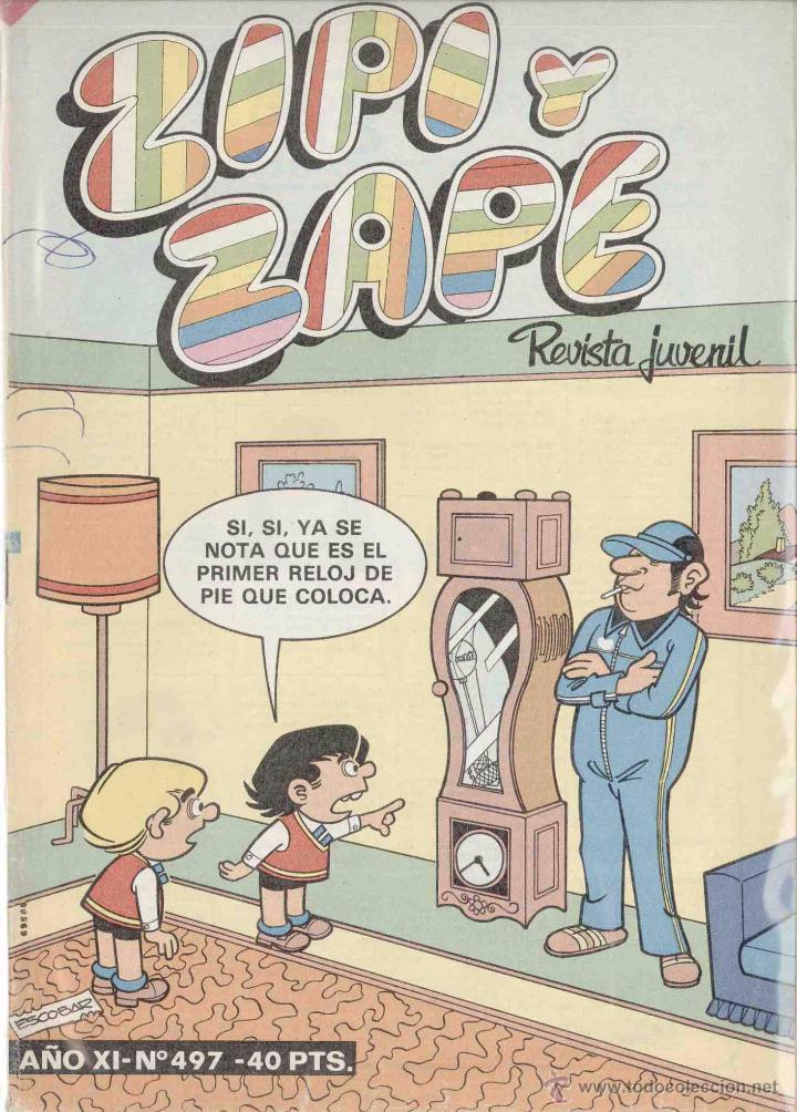 C&oacute;mics: ZIPI Y ZAPE.A&Ntilde;OXI.N&ordm;497.ESCOBAR. - Foto 1