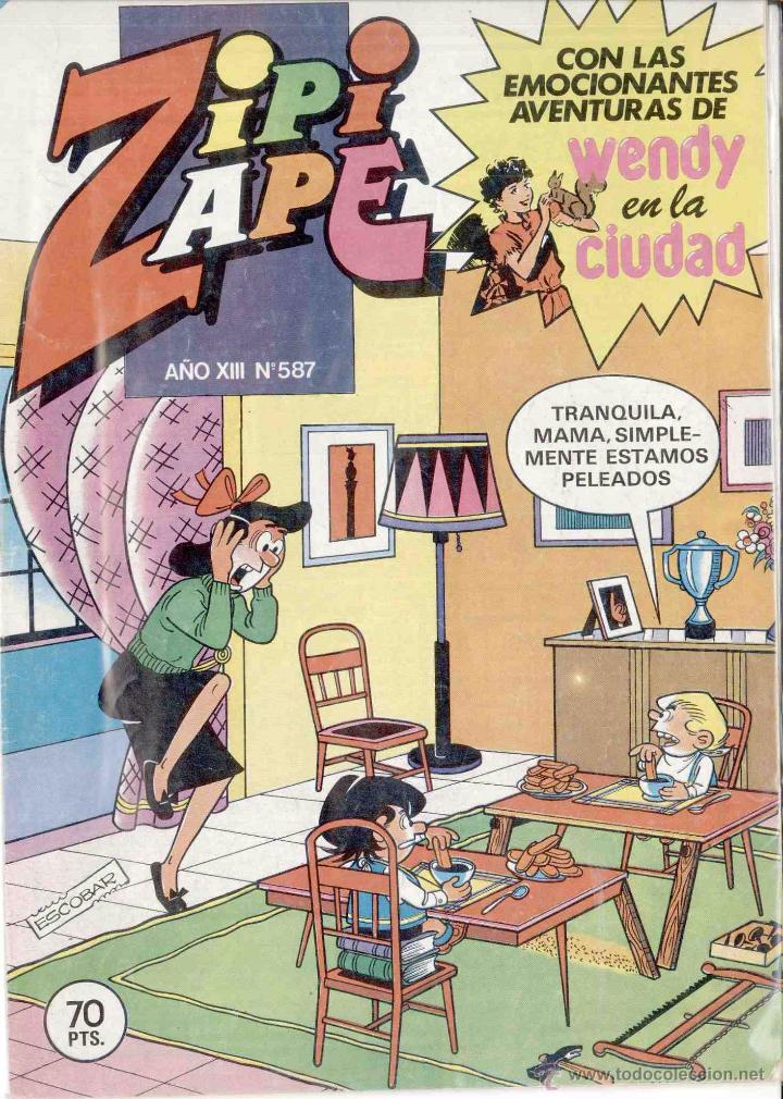 C&oacute;mics: ZIPI Y ZAPE.A&Ntilde;O XIII.N&ordm;587.ESCOBAR. - Foto 1
