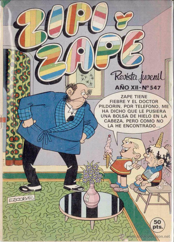 C&oacute;mics: ZIPI Y ZAPE.A&Ntilde;OXII.N&ordm;547.ESCOBAR. - Foto 1