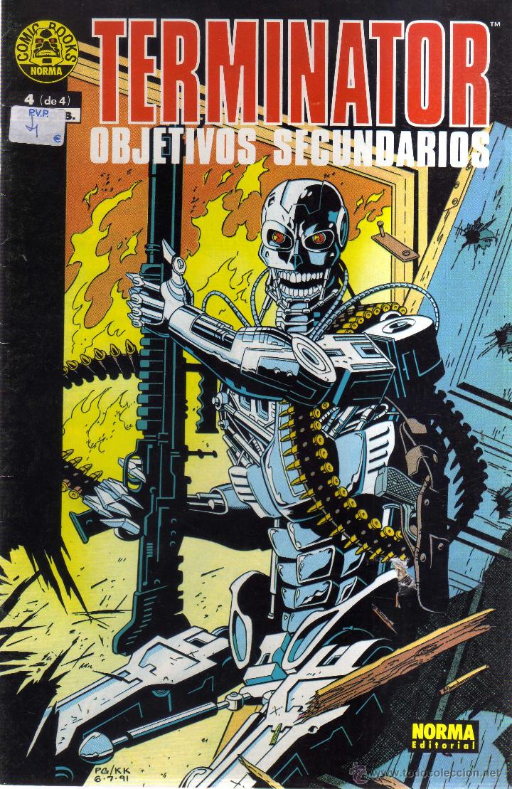 C&oacute;mics: TERMINATOR - OBJETIVOS SECUNDARIOS N&Uacute;MERO 4 DE 4 - NORMA EDITORIAL - CJ212 - Foto 1