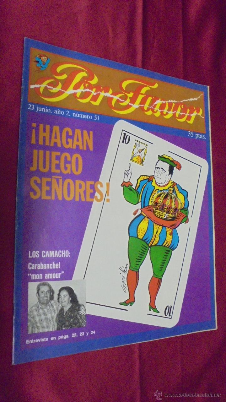 Comics: POR FAVOR. N&ordm; 51. PUNCH EDICIONES. 1975.