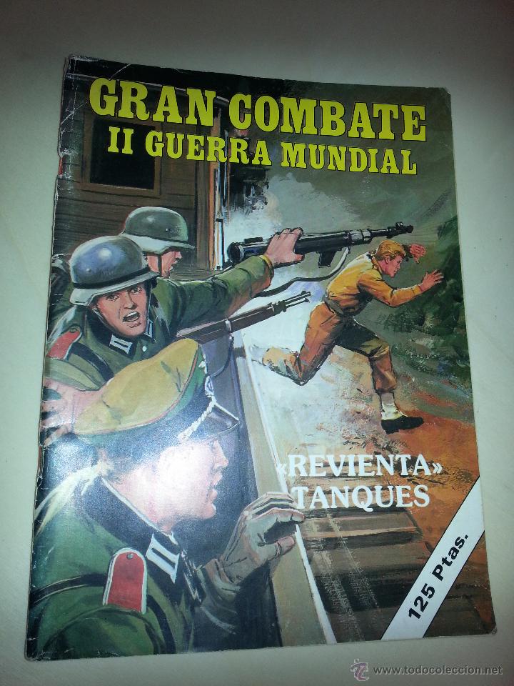 C&oacute;mics: GRAN COMBATE : 2&ordf; II GUERRA MUNDIAL N&ordm; 21 REVIENTA TANQUES  CRAGAN EL GAFE EDICIONES GAVIOTA A&Ntilde;OS 80