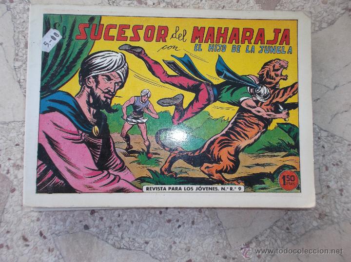 C&oacute;mics: el hijo de la jungla, n&ordm; 6,el sucesor del maharaja,  96 paginas, 1986, edita ediciones jla,