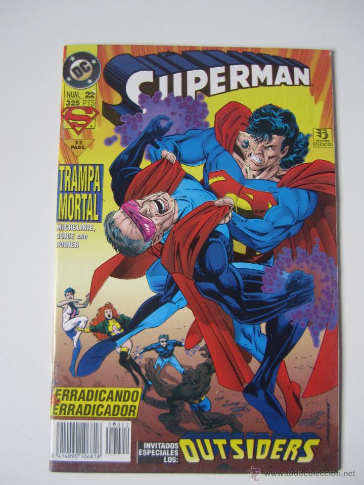 C&oacute;mics: SUPERMAN N&ordm; 22 DC COMICS EDICIONES ZINCO COMIC TEBEO - Foto 1