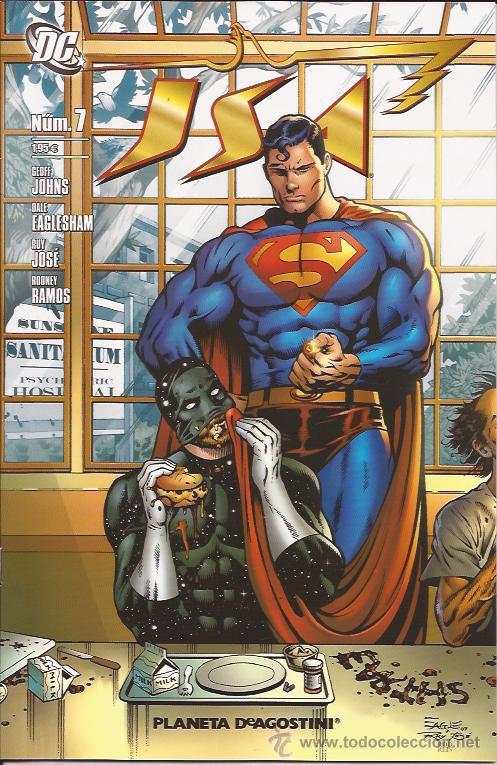 C&oacute;mics: COMIC-JSA N&ordm; 7 GEOFF JOHNS DALE EAGLESHAM PLANETA - Foto 1