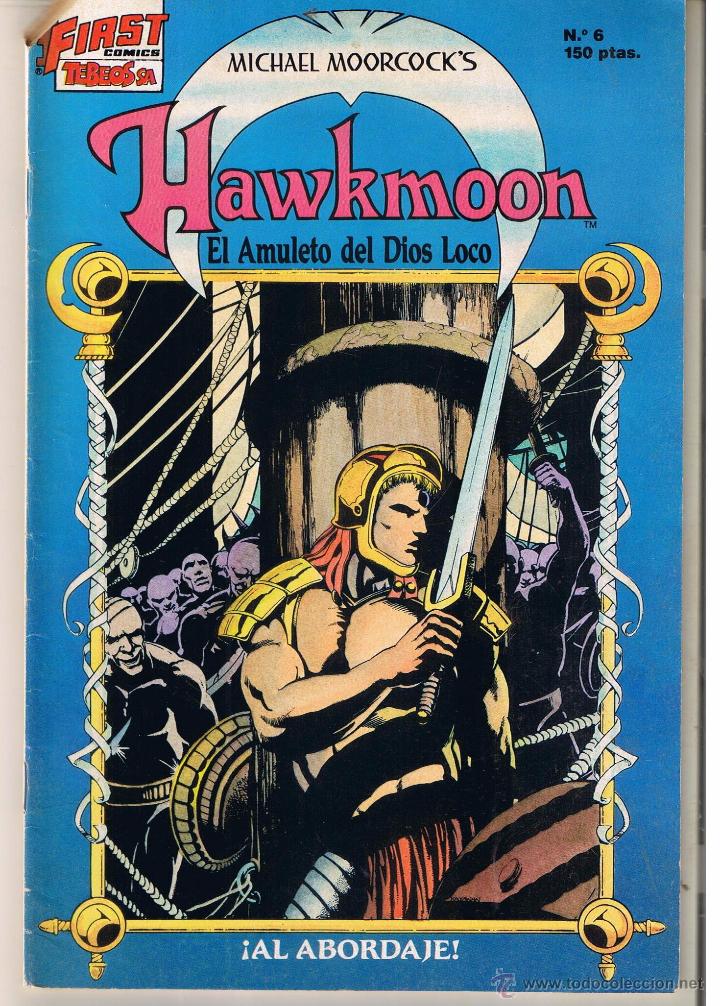 C&oacute;mics: HAWKMOON. EL AMULETO DEL DIOS LOCO.  N&ordm; 6. FIRST TEBEOS (C/A17) - Foto 1