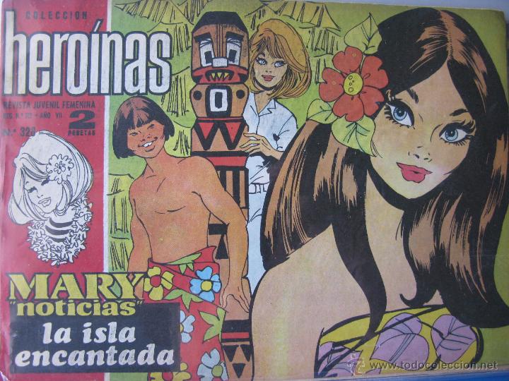 C&oacute;mics: COLECCI&Oacute;N HERO&Iacute;NAS. MARY NOTICIAS. NRO. 328