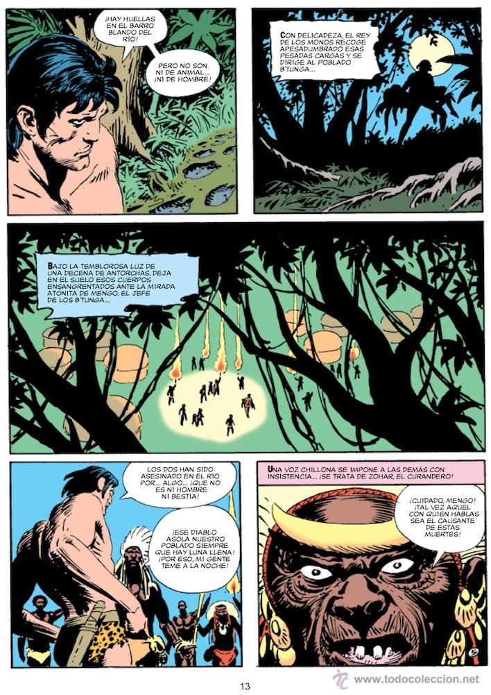 C&oacute;mics: C&oacute;mics. TARZAN: EL HOMBRE LEON VOL.3 - JOE KUBERT (Carton&eacute;) - Foto 3