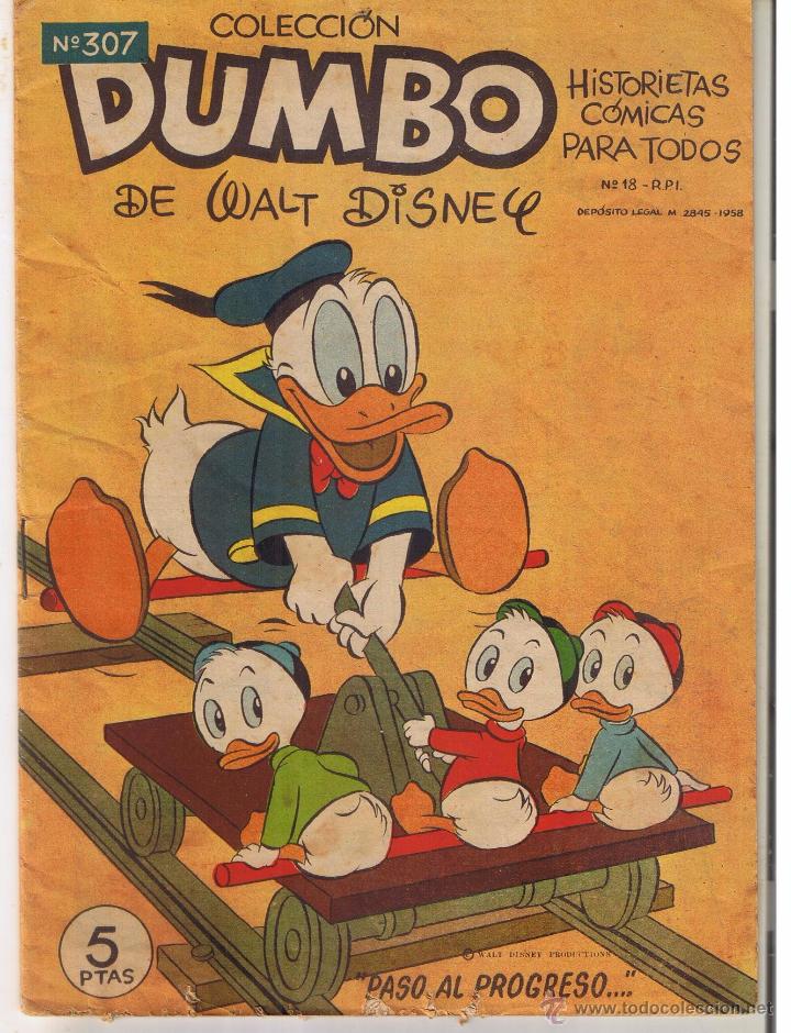 C&oacute;mics: COLECCI&Oacute;N DUMBO. N&ordm; 307. HISTORIETAS COMICAS PARA TODO.  (C/A26)