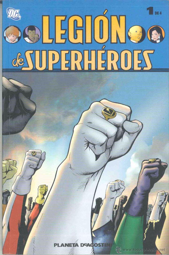 C&oacute;mics: LEGION DE SUPERHEROES 4 NUMEROS. PLANETA DE AGOSTINI - Foto 1