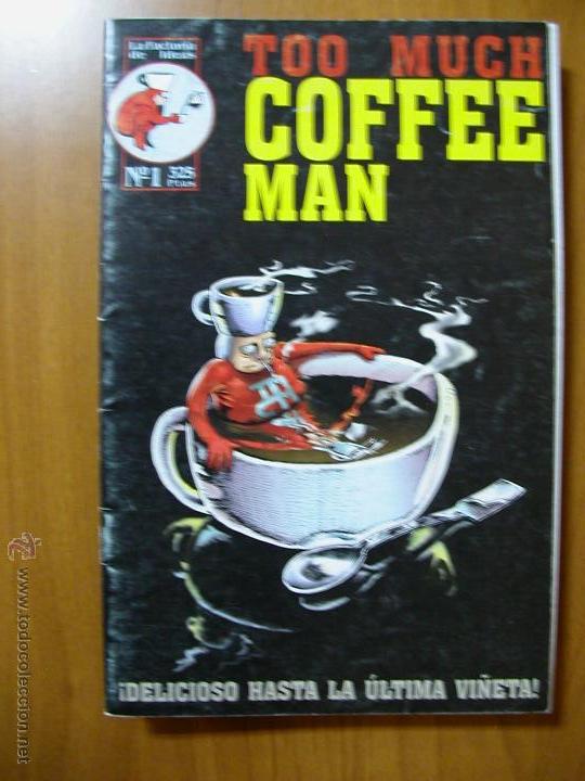 C&oacute;mics: TOO MUCH COFFEE MAN 1. SHANNON WHEELER. COMIC BOOK. LA FACTOR&Iacute;A. - Foto 1