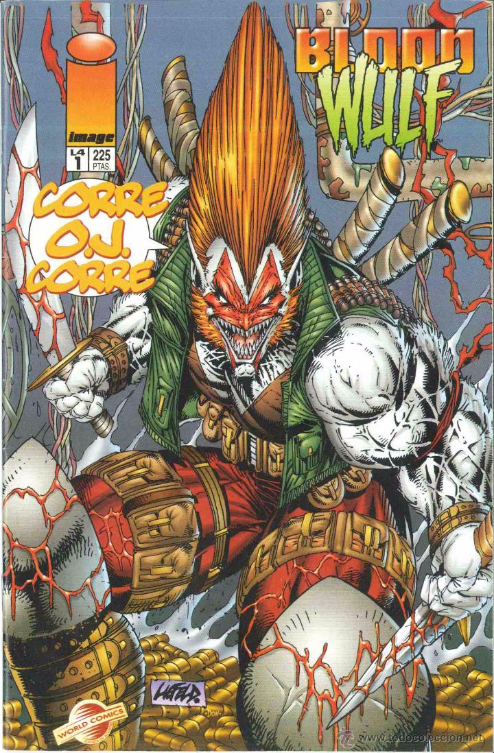 C&oacute;mics: BLOOD WULF. DEL NUMERO 1 AL 4. WORLD COMIOCS - Foto 1