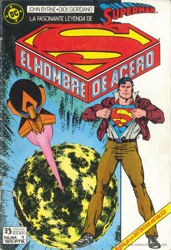 C&oacute;mics: SUPERMAN EL HOMBRE DE ACERO N&ordm; 1 al 5. DC - Foto 1