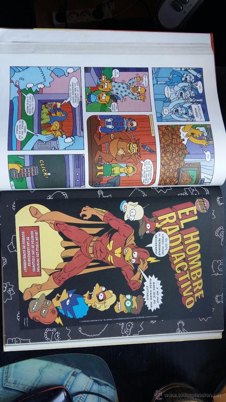 C&oacute;mics: Libro c&oacute;mic Super Simpson n&ordm; 4 . Los simpsons. Bart Lisa Maggie Homer Marge. Ediciones B - Foto 2
