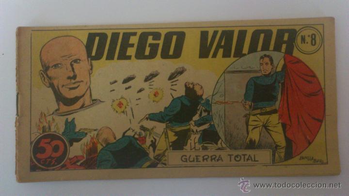 C&oacute;mics: DIEGO VALOR N&ordm; 8, GUERRA TOTAL, SEGUNDA EDICION - Foto 1