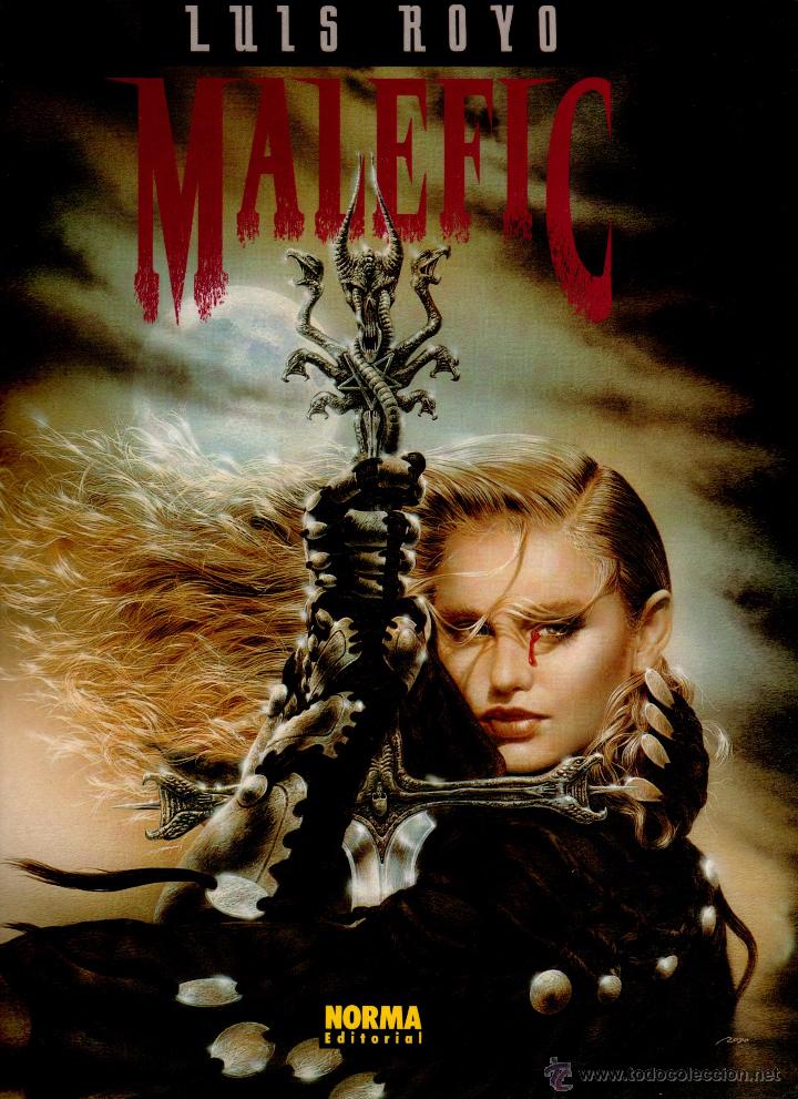 C&oacute;mics: MALEFIC DE LUIS ROYO ILUSTRACIONES NORMA - Foto 1