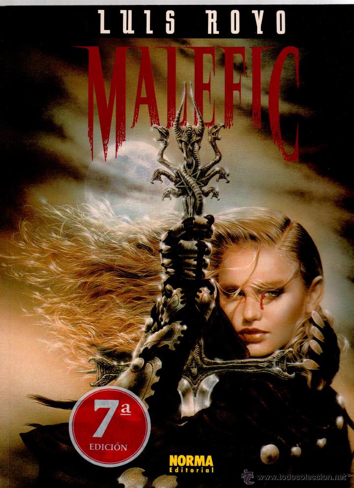 C&oacute;mics: MALEFIC DE LUIS ROYO ILUSTRACIONES NORMA - Foto 1