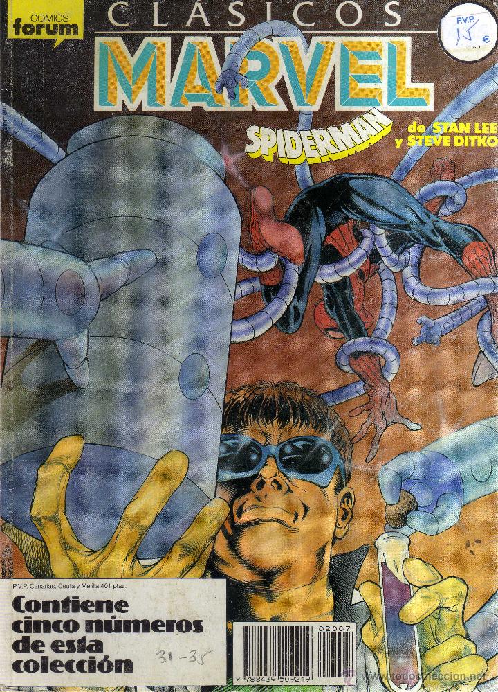 Fumetti: CL&Aacute;SICOS MARVEL - TOMO CONTIENE CINCO N&Uacute;MEROS DE ESTA COLECCI&Oacute;N (31 AL 35) - CJ213