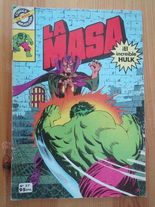 C&oacute;mics: LA MASA EL INCREIBLE HULK N&ordm; 27 BRUGUERA 1982 - Foto 1