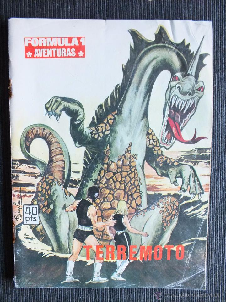 C&oacute;mics: FORMULA 1 AVENTURAS , TERREMOTO , EDITORIAL VILMAR 1969 - Foto 1