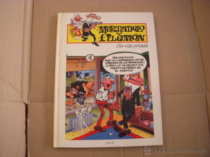 C&oacute;mics: MORTADELO Y FILEM&Oacute;N, SU VIDA PRIVADA, TAPA DURA, PLURAL - Foto 1