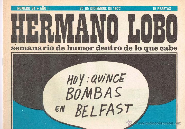 C&oacute;mics: Hermano lobo,semanario de humor, 34. - Foto 1