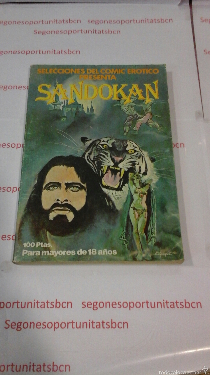 C&oacute;mics: SELECCIONES DEL COMIC EROTICO - SANDOKAN - Foto 1