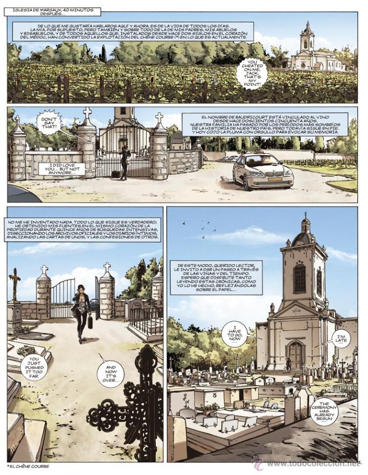 C&oacute;mics: C&oacute;mics. VI&Ntilde;AS DE BURDEOS 01. La Heredad - Corbeyran/Esp&eacute; (Carton&eacute;) - Foto 3