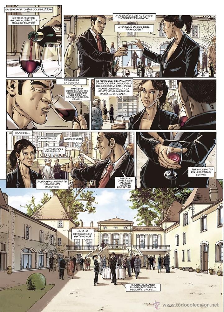 C&oacute;mics: C&oacute;mics. VI&Ntilde;AS DE BURDEOS 01. La Heredad - Corbeyran/Esp&eacute; (Carton&eacute;) - Foto 4