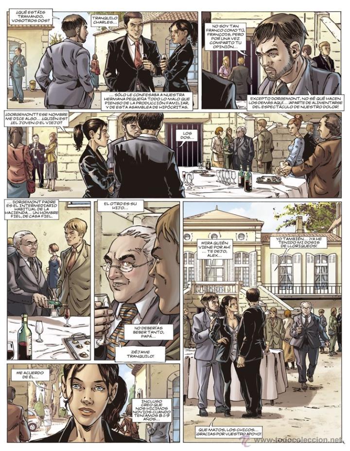 C&oacute;mics: C&oacute;mics. VI&Ntilde;AS DE BURDEOS 01. La Heredad - Corbeyran/Esp&eacute; (Carton&eacute;) - Foto 5