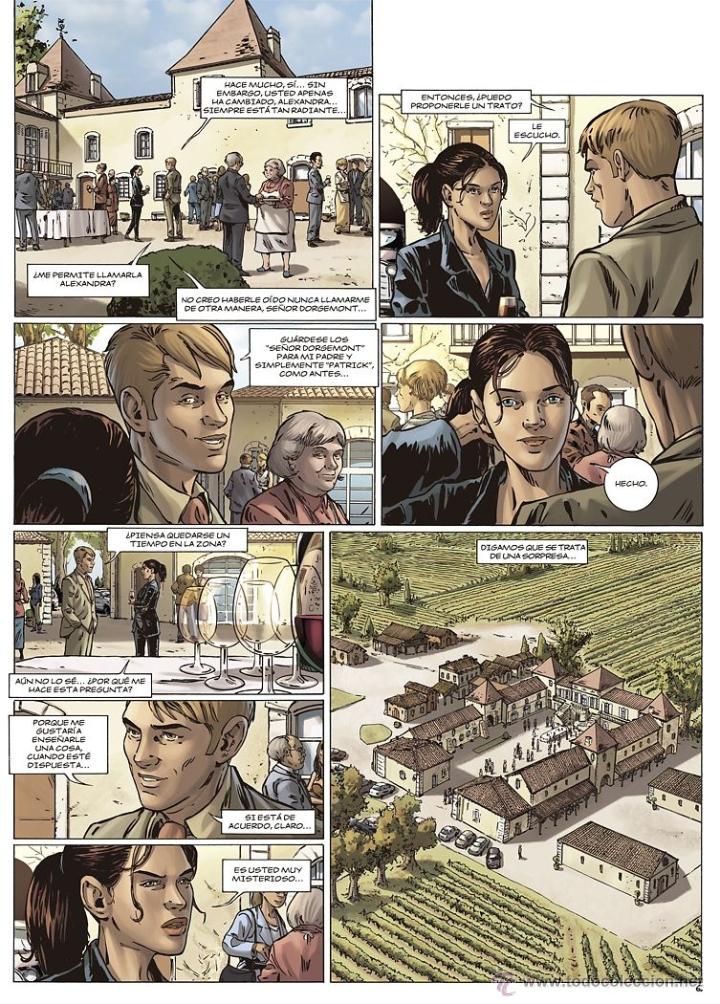 C&oacute;mics: C&oacute;mics. VI&Ntilde;AS DE BURDEOS 01. La Heredad - Corbeyran/Esp&eacute; (Carton&eacute;) - Foto 7