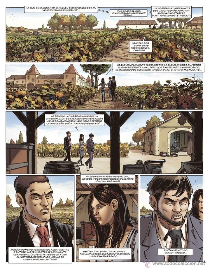C&oacute;mics: C&oacute;mics. VI&Ntilde;AS DE BURDEOS 01. La Heredad - Corbeyran/Esp&eacute; (Carton&eacute;) - Foto 10