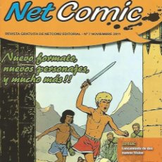 Cómics: REVISTA PROMOCIONAL NET COMIC - Nº7. Lote 58375967