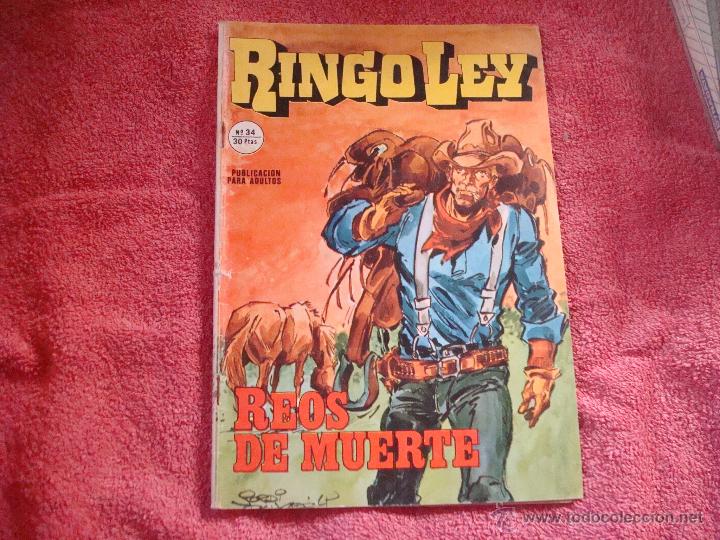 C&oacute;mics: ringo ley n&ordm;34 reos de muerte  ediciones alonso 1979 - Foto 1