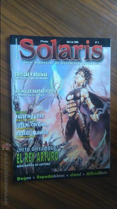 Comics: SOLARIS 3. ABRIL 2000. REVISTA DE LITERATURA FANT&Aacute;STICA. BUEN ESTADO
