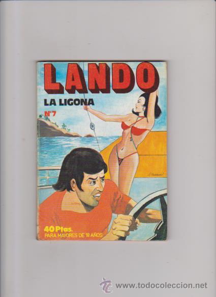 Fumetti: LANDO - N&ordm; 7 - LA LIGONA - EDICIONES ACTUALES 1977 / COMIC ADULTOS