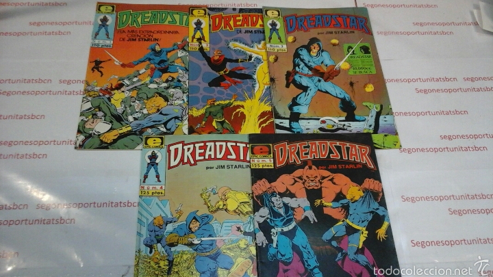 C&oacute;mics: LOTE - DREADSTAR - N&deg;1 AL 5 - EPIC COMICS - Foto 1